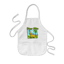Kids Dinosaur T-shirts and Kids Dinosaur Gifts aprons