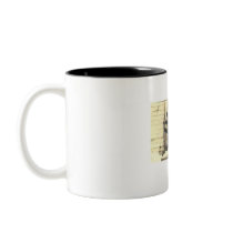 Kids dressed as George and Martha Washington mugs