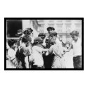 Kids Drinking on a Hot Day in New York City 1909 posters