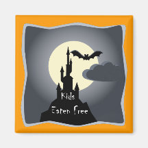 Kids Eaten Free Fridge Magnet