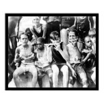 Kids Eating Watermelon 1910 posters