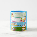 KIDS EDUCATION TEMPLATES COLOURFUL CARTOON SCHOOL MUG