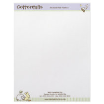 Kids & Family Letterhead with Cute Animals
