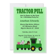 Kids Farm Theme Birthday Invitation invitation