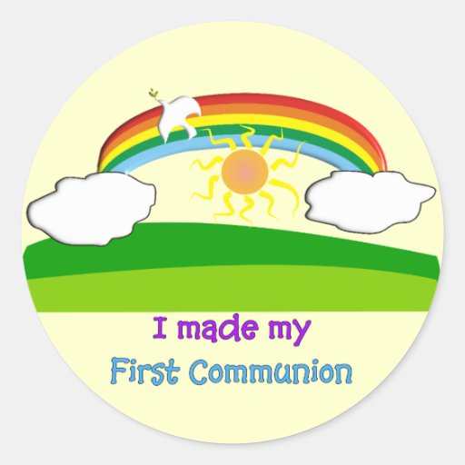 Kids First Communion T-Shirts and Gifts Stickers