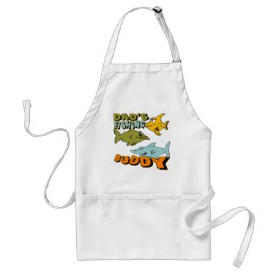Kids Fishing Apron by kids_tshirts