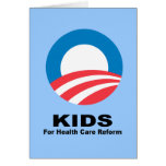 Kids for health care reform card