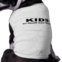 Kids for health care reform pet clothing