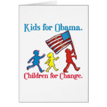 Kids for Obama Greeting Card
