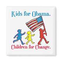 Kids for Obama magnets