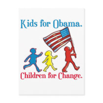 Kids for Obama postcards
