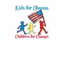 Kids for Obama T-shirt by obama_2008 Kids for Obama T-shirt