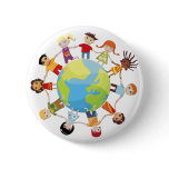 Kids for world peace buttons