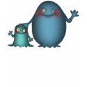 Kids- Friendly Blobs Tee t-shirts