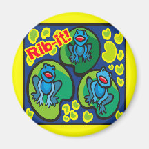Kids Frog T Shirts and Kids Frog Gift Refrigerator Magnet