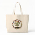 Kids Funny Cowboy Cartoon Tote Bag