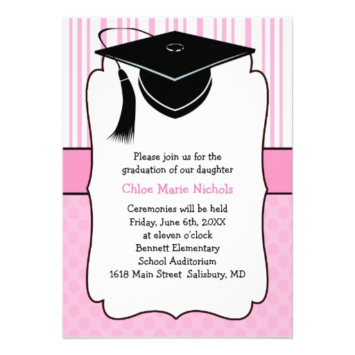 Kids Graduation Announcements (for a girl)