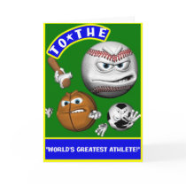Kids Greatest Athlete Birthday Card