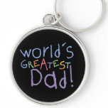 Kids Greatest Dad Keychain