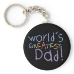 Kids Greatest Dad Keychain