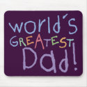 Kids Greatest Dad Mousepad by koncepts Kids Greatest Dad Mousepad