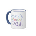 Kids Greatest Dad Ringer Mug