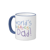 Kids Greatest Dad Ringer Mug