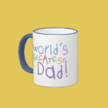 Image of Kids Greatest Dad Ringer Mug