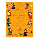 Kid's Halloween Birthday Costume Party Invitation invitations