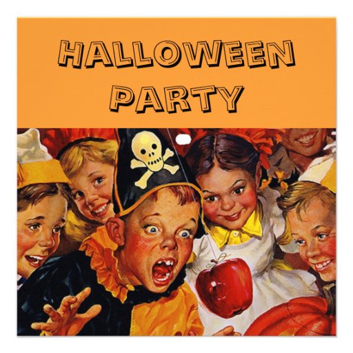 Kid's Halloween Party Announcement