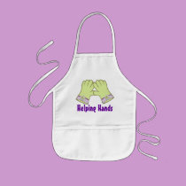 Kids Helping Hands Daylily Apron aprons
