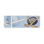 Kids Hockey Gift Tag Labels labels