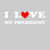 Kid's "I love my President" dark T-shirt