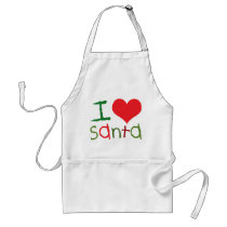 Kids I Love Santa Apron