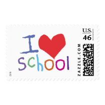 Kids I Love School stamps