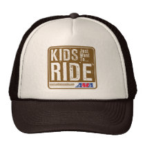 Kids Just Want To Ride hats
