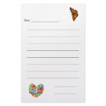 Kid's Lined Note Paper stationery