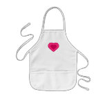 Kids love heart apron