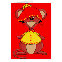 Kid's Mexican Mouse Card