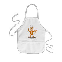 Kids Monkey apron