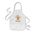 Kids Monkey apron by slamdunksapparel Kids Monkey apron