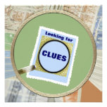 Kids Mystery Birthday Party Custom Invite