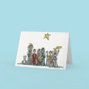 kids nativity scene cards