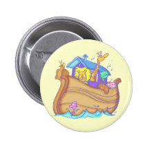 Kids Noahs Ark T Shirts and Gifts Pinback Button