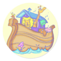 Kids Noahs Ark T Shirts and Gifts stickers by kids_tshirts Kids Noahs Ark T Shirts and Gifts stickers