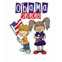 Kids Obama 2008 T Shirt by obama_2008 Kids Obama 2008 T Shirt
