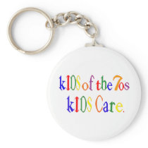 Kids of the 70's kIDS Care Keychains