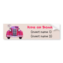 Kids on Board bumper stickers by aura2000 Kids on Board bumper stickers