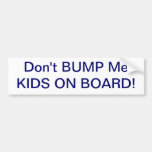 Kids on Board Bumper Sticker