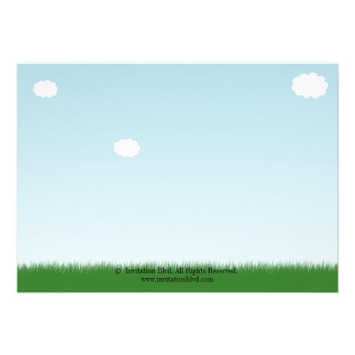 Kids Park Birthday Party Invitation